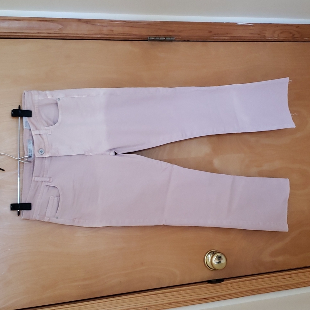 Zara Basic Z1975 Denim Straight Cropped Jean